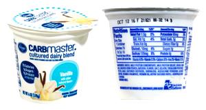 1 cup (8 oz) CARBmaster Vanilla Yogurt