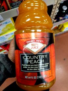 1 cup (8 oz) Dixie Peach Juice Blend