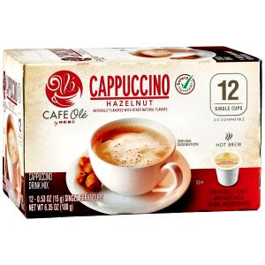 1 cup (8 oz) Hazelnut Cappuccino