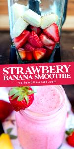 1 cup (8 oz) Pink Poetry Fruit Smoothie