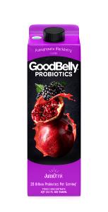 1 cup (8 oz) Plus Probiotic Juice Drink - Pomegranate Blackberry
