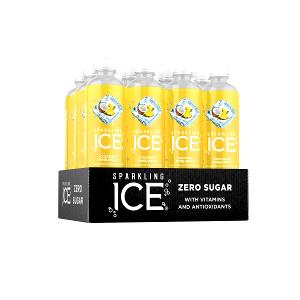 1 cup (8 oz) Sparkling Ice - Coconut Pineapple