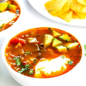 1 cup (8 oz) Spicy Southwest Veggie Soup