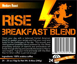 1 cup (8 oz) Vitamin Infused Coffee