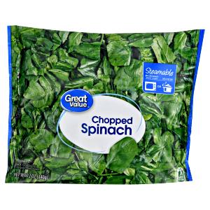 1 cup (81 g) Steam in Bag Cut Leaf Spinach