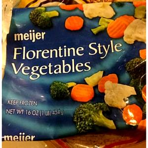 1 cup (95 g) Florentine Style Vegetables