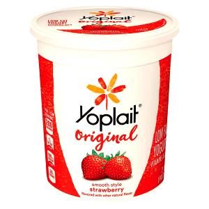 1 Cup All Natural, Strawberry Yogurt