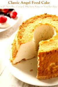 1 Cup Angel Food Cake without Icing