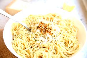 1 Cup Angel Hair Pasta Parmesan Cheese