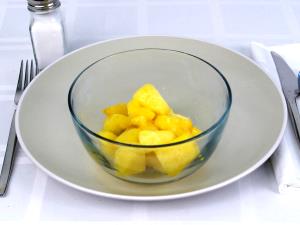 1 Cup Apple, Frozen, Unheated