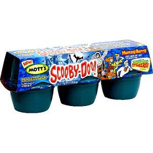 1 Cup Applesauce, Scooby-Doo!, Rawberry Kiwi