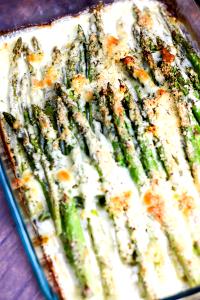 1 Cup Asparagus Creamed or with Cheese Sauce (Canned)