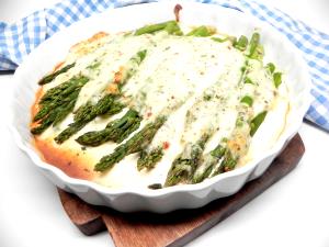 1 Cup Asparagus Creamed or with Cheese Sauce (from Fresh)