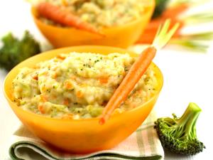 1 Cup Baby Food Junior Carrots and Cheese Broccoli