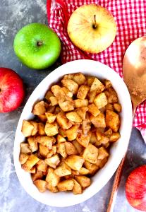 1 Cup Baked Apple with Sugar