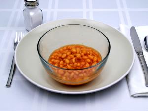 1 Cup Baked Beans with Pork and Tomato Sauce (Canned)