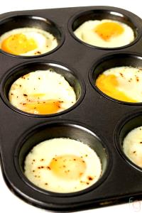 1 Cup Baked Egg (Fat Added in Cooking)
