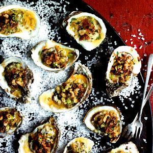 1 Cup Baked or Broiled Oysters
