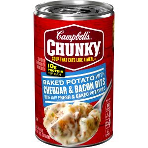 1 Cup Baked Potato With Cheddar & Bacon Bits Soup, Chunky