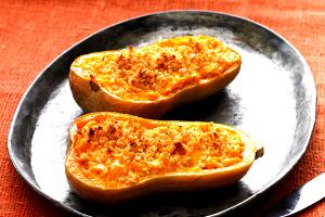 1 Cup Baked Winter Squash with Cheese