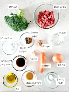 1 Cup Beef and Vegetables in Soy-Based Sauce (Mixture)