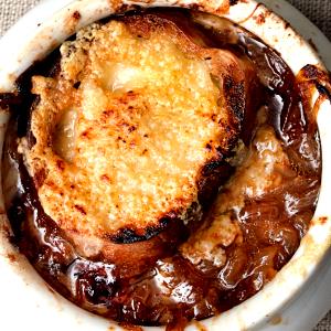 1 Cup Beef Broth, French Onion Style