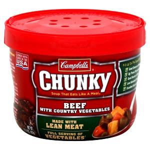 1 Cup Beef Soup, Chunky, Rts