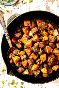 1 Cup Beef Steak & Garlic Potato Entree