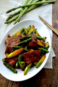 1 Cup Beef With Asparagus