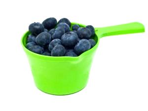 1 Cup Blueberries (Cooked or Canned)