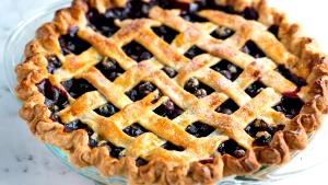 1 Cup Blueberry Pie (Two Crust)