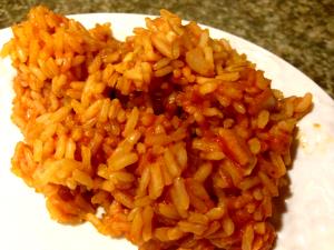 1 Cup Brown Rice with Tomato Sauce