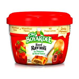 1 Cup Canned Beef Ravioli