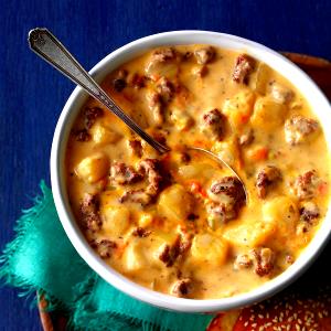 1 Cup Cheeseburger Soup