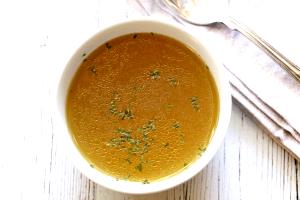 1 Cup Chicken Broth (Home Recipe)