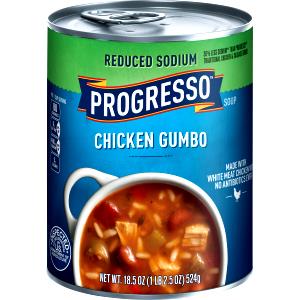 1 Cup Chicken Gumble Soup, 50% Less Sodium, Rts