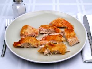1 Cup Chicken Light Meat (Broilers or Fryers, Fried, Cooked)
