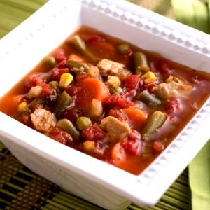 1 Cup Chicken or Turkey Vegetable Stew Type Soup