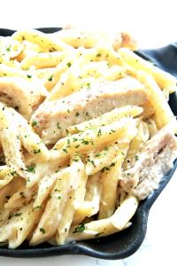 1 cup Chicken Penne Pasta Ala Alfredo