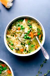 1 Cup Chicken Rice W/Vegetables Soup, Rts