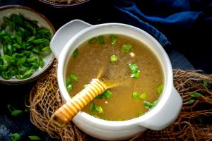 1 Cup Chicken Soup, Strained