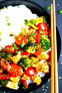 1 Cup Chicken Teriyaki & Vegetables Entree