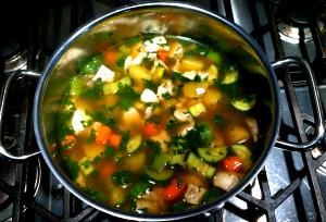 1 Cup Chicken Vegetable Medley Soup, Rts