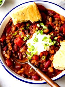1 Cup Chili, 3 Bean Vegetarian Kettle, Fs