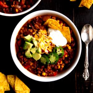 1 Cup Chili Con Carne with Chicken or Turkey and Beans