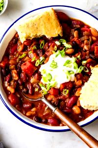 1 Cup Chili, Mild Three Bean