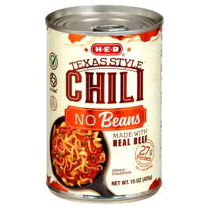 1 Cup Chili Without Beans, Canned