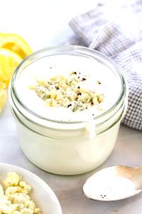 1 Cup Cholesterol Free Fat Free Reduced Calorie Blue or Roquefort Cheese Dressing