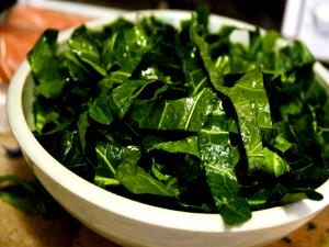 1 Cup Chopped Collards (Without Salt, Drained, Cooked, Boiled)