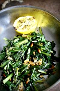 1 Cup Chopped Cooked Dandelion Greens